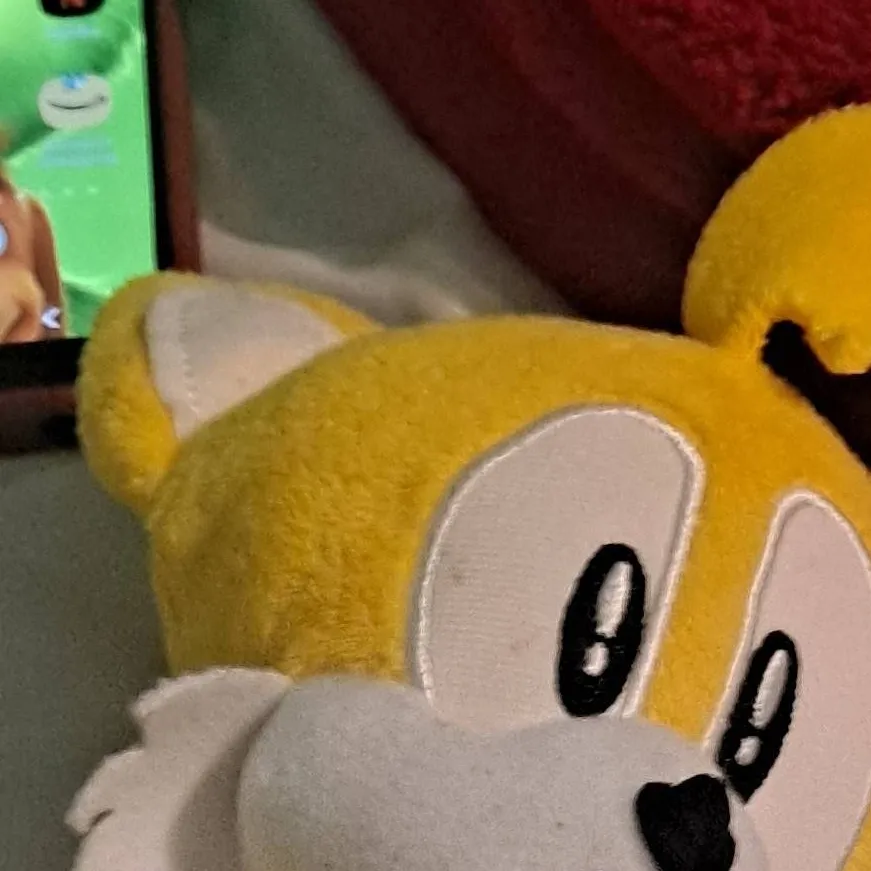 chat with ai character: Tails plush