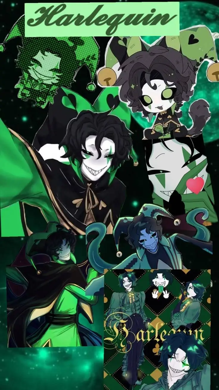 ai character: Harlequin background