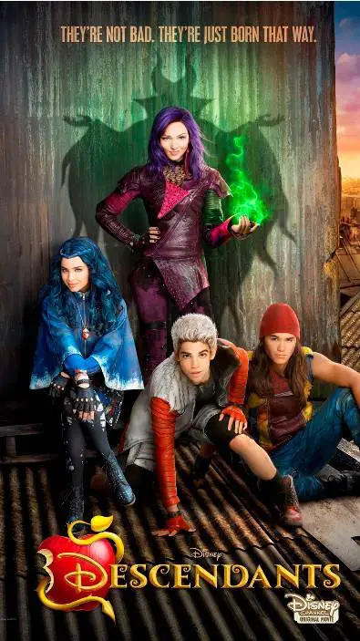 ai character: descendants  background