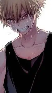 ai character: Bakugo!!!.  background