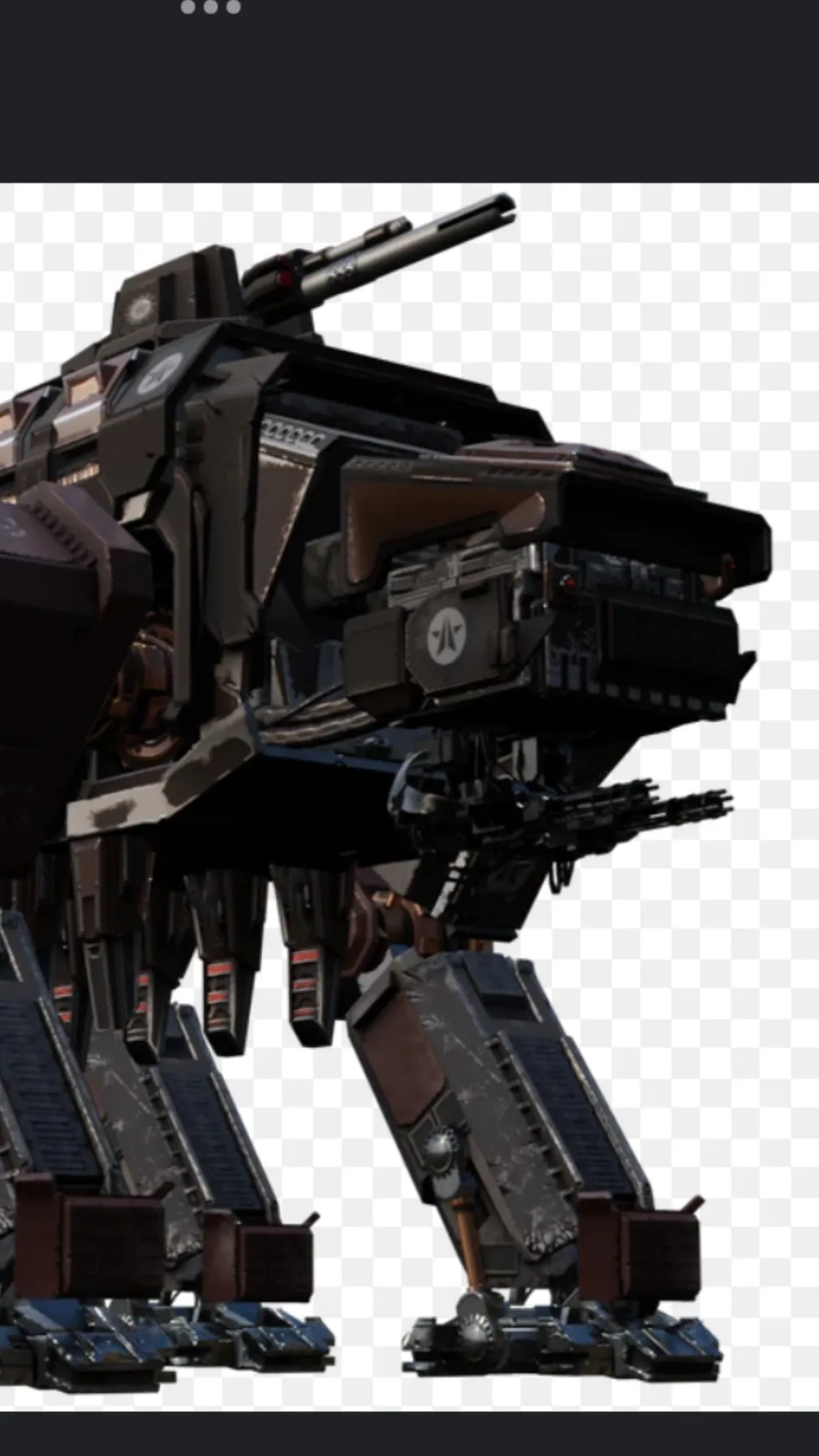 ai character: Factory strider background