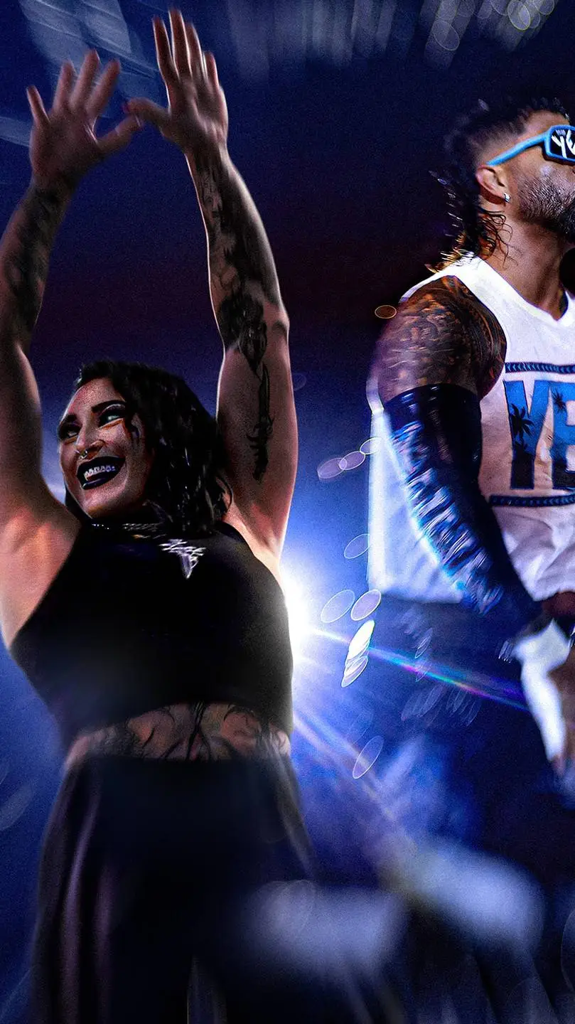 ai character: rhea ripley background