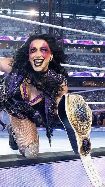 ai character: rhea ripley background