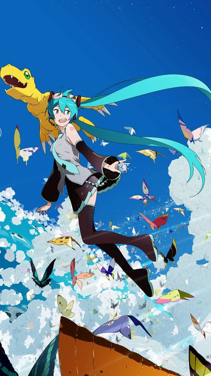ai character: Hatsune Miku background