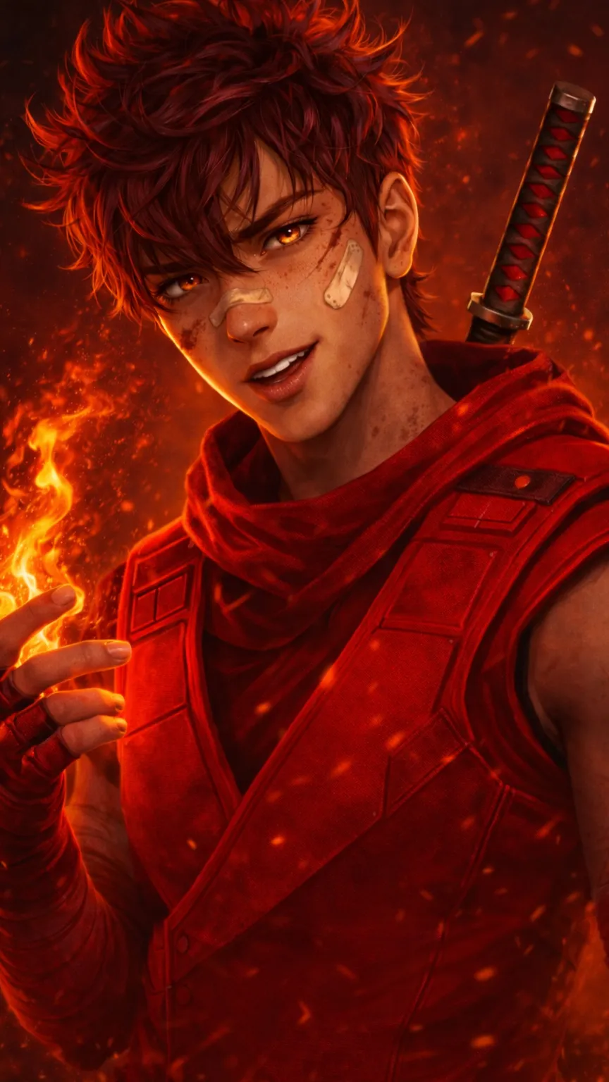 ai character: Kai (ninjago) background