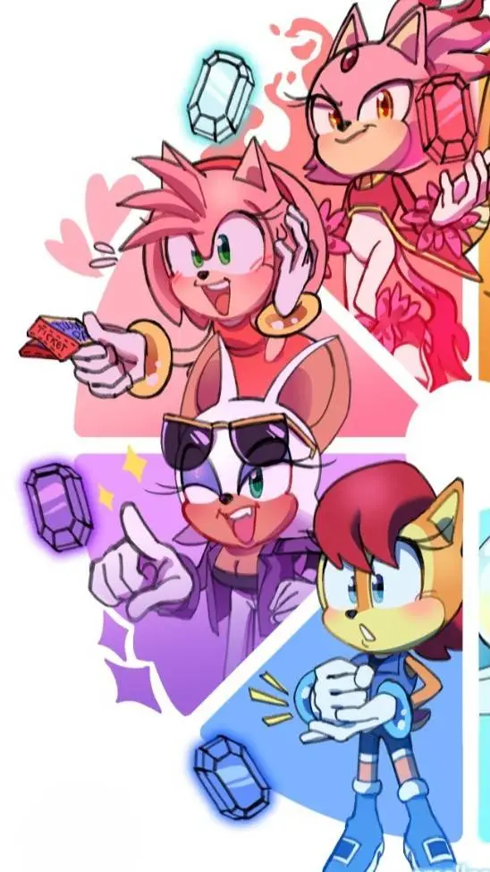 ai character: Sonic Girls background