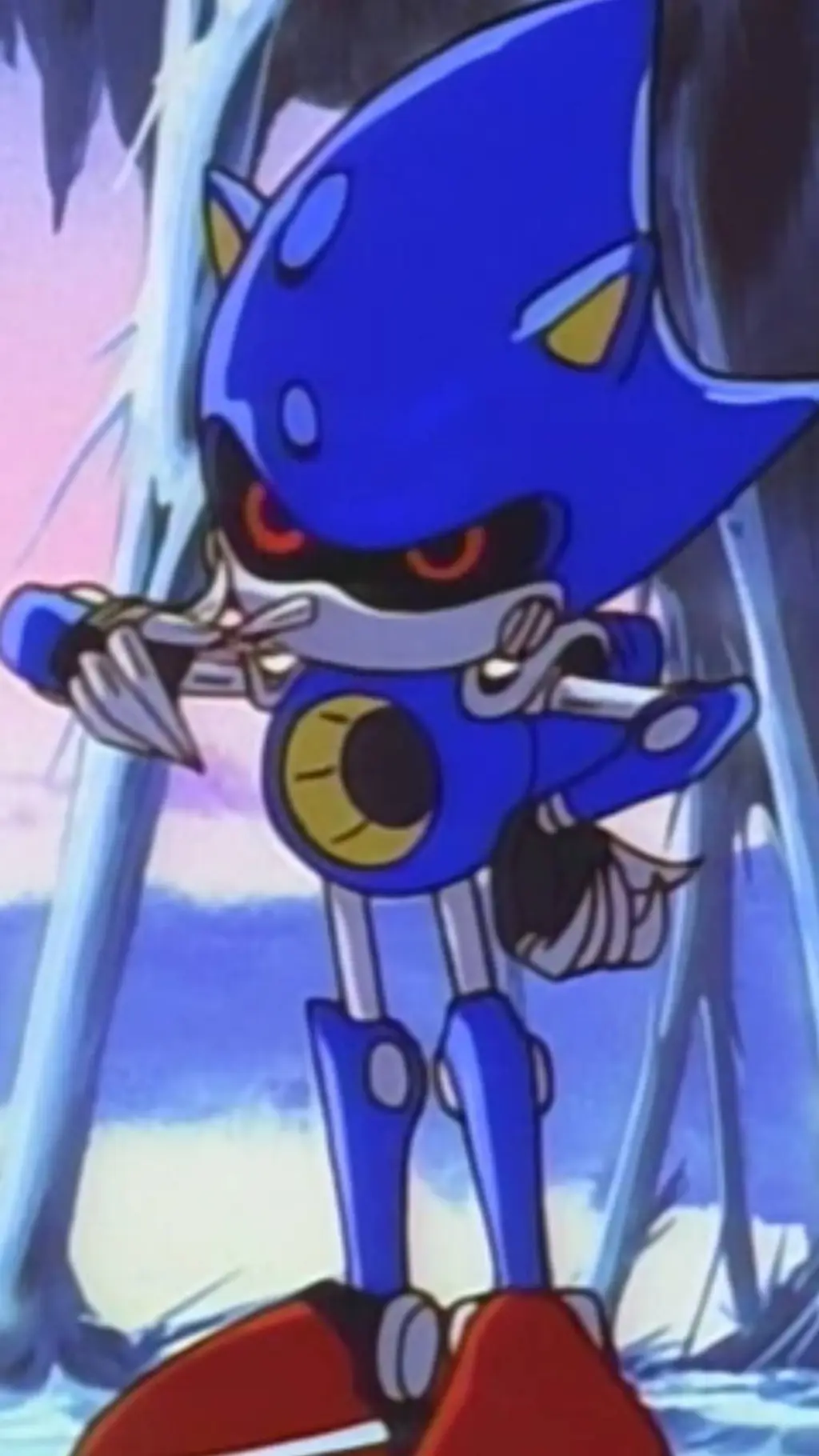 ai character: !♪♪!  Metal background