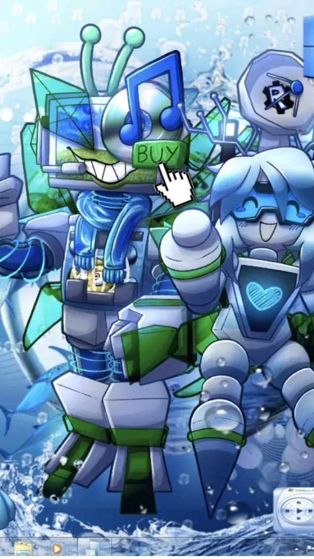 ai character: Aeroware background