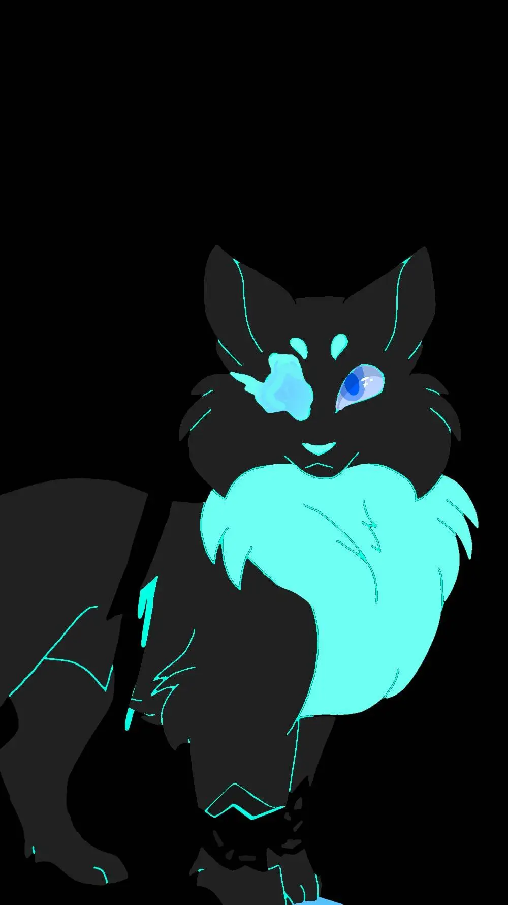 ai character: Axolotlfang background