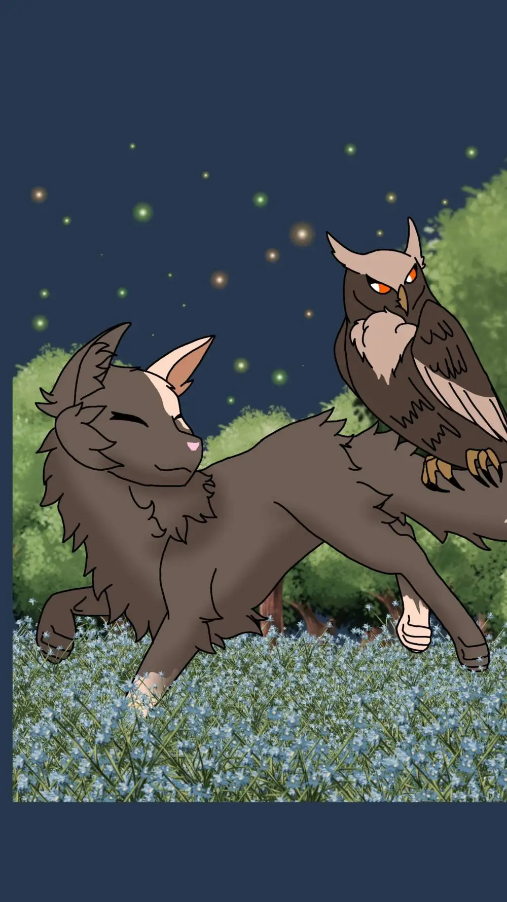 ai character: Hawklaugh background