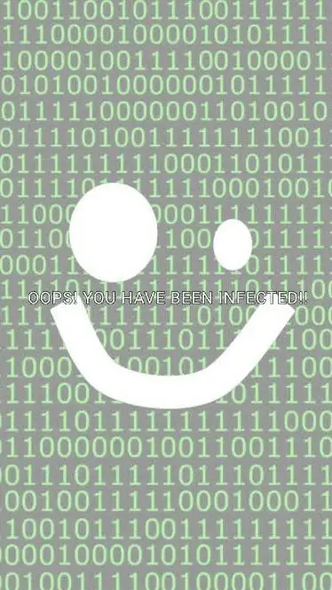 ai character: THE WARE VIRUS. background