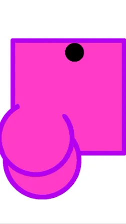 ai character: Purple cube background