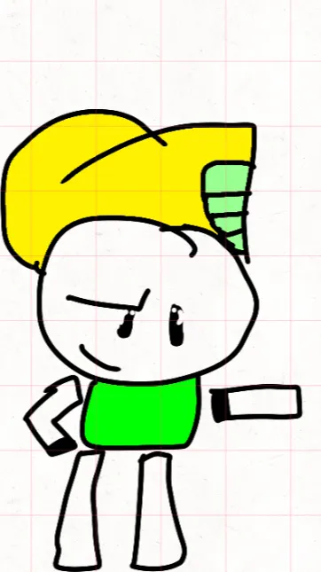 ai character: Mr green background