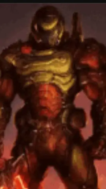 ai character: Doomslayer background