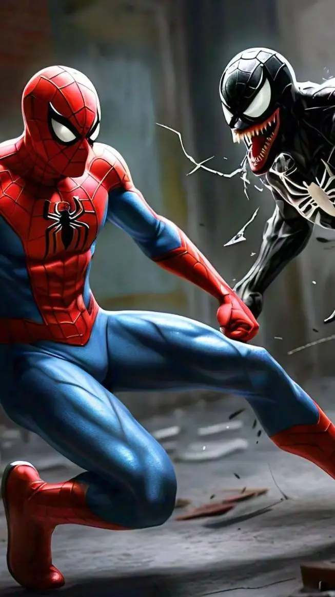 ai character: spider man background