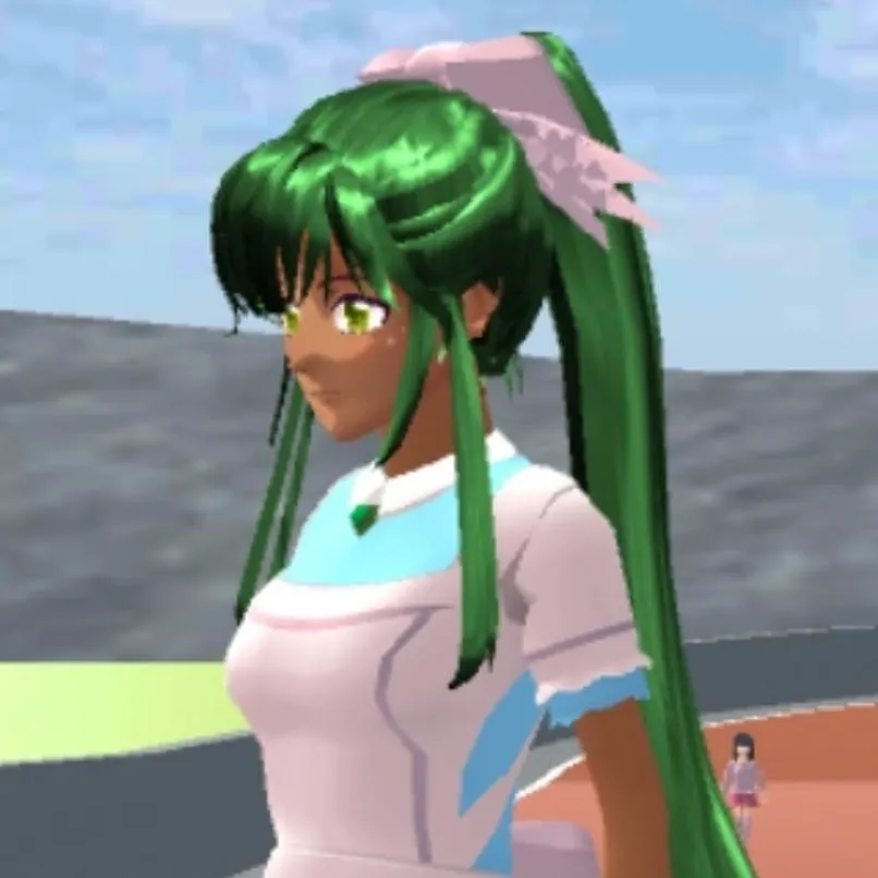 chat with ai character: long hair girl