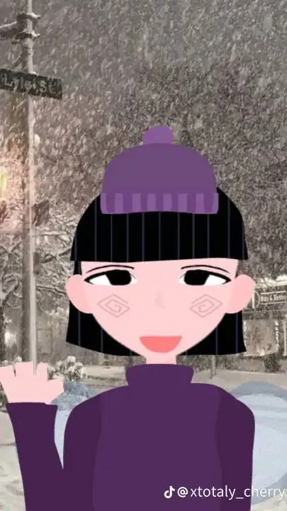 ai character: Nanny plum background