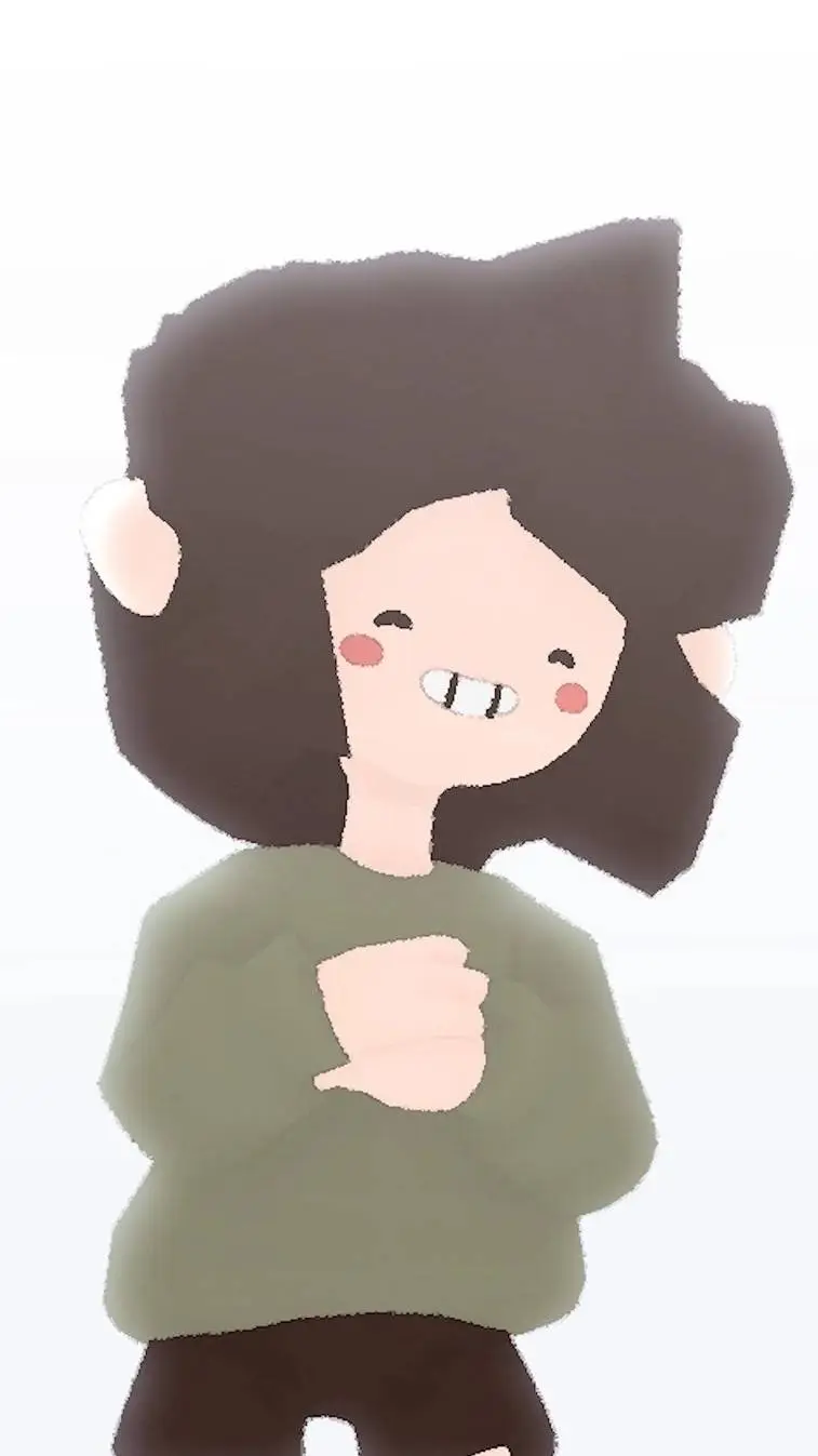 ai character: Powder background