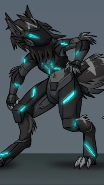 ai character: Alien Protogen  background