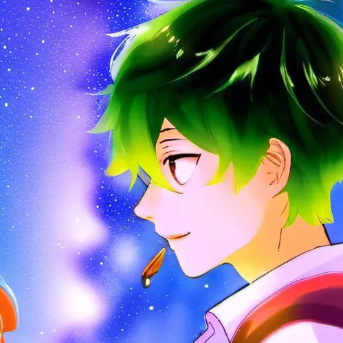 chat with ai character: Deku x Uraraka 