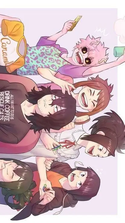 ai character: Mha Girls & Aizawa background