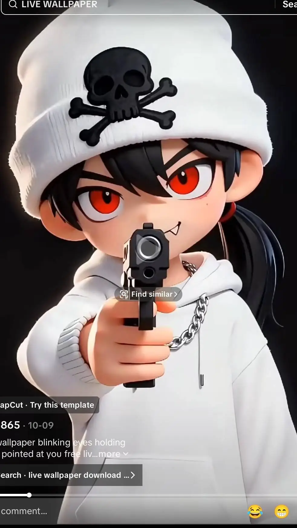 ai character: My School Pick me background