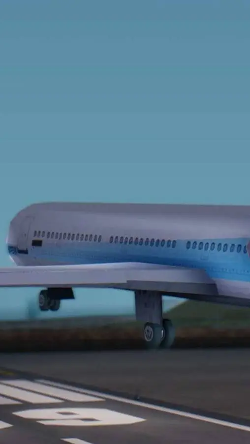 ai character: AirTrain Crash background