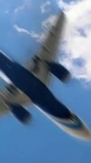 ai character: Plane falling  background