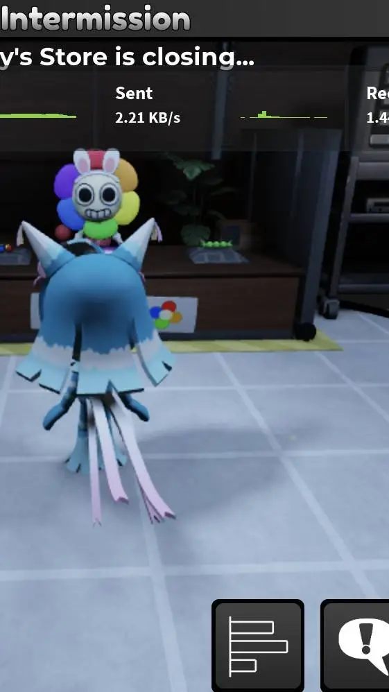 ai character: ice cream truck background