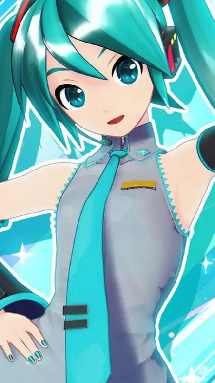 ai character: hatsune miku background
