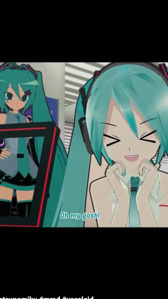 ai character: hatsune mikus background