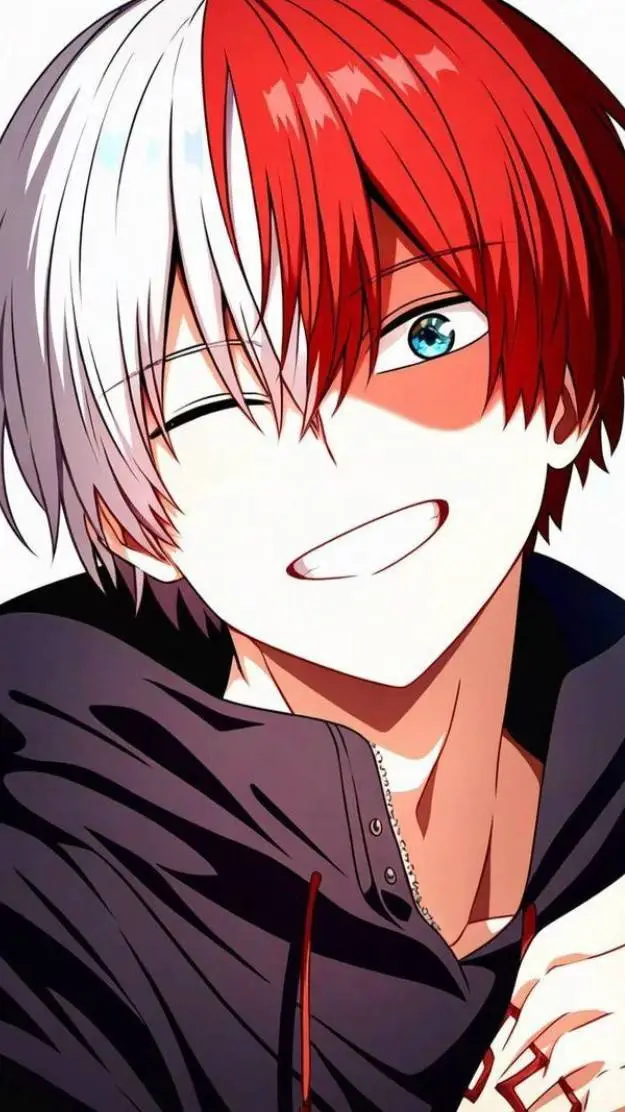 ai character: Shoto Todoroki  background