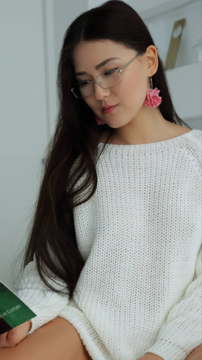 ai character: Monika  background