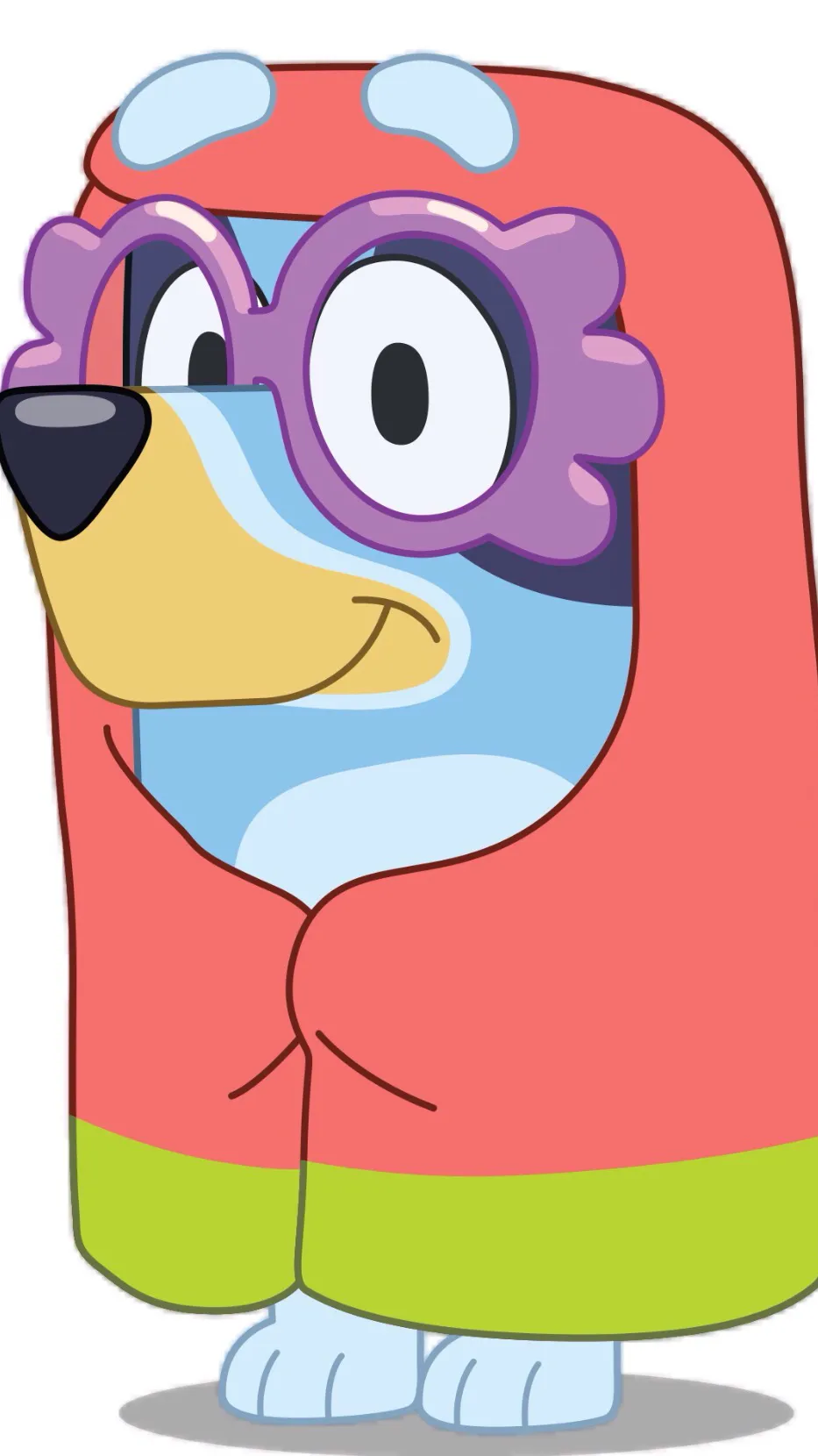 ai character: Janet - Bluey  background