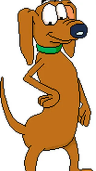 ai character: Frankie the dog background