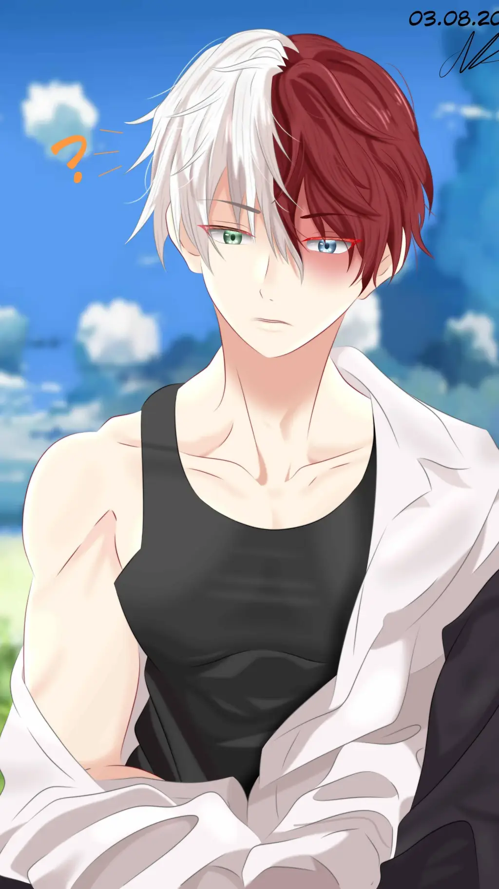 ai character: Shoto Husband  background
