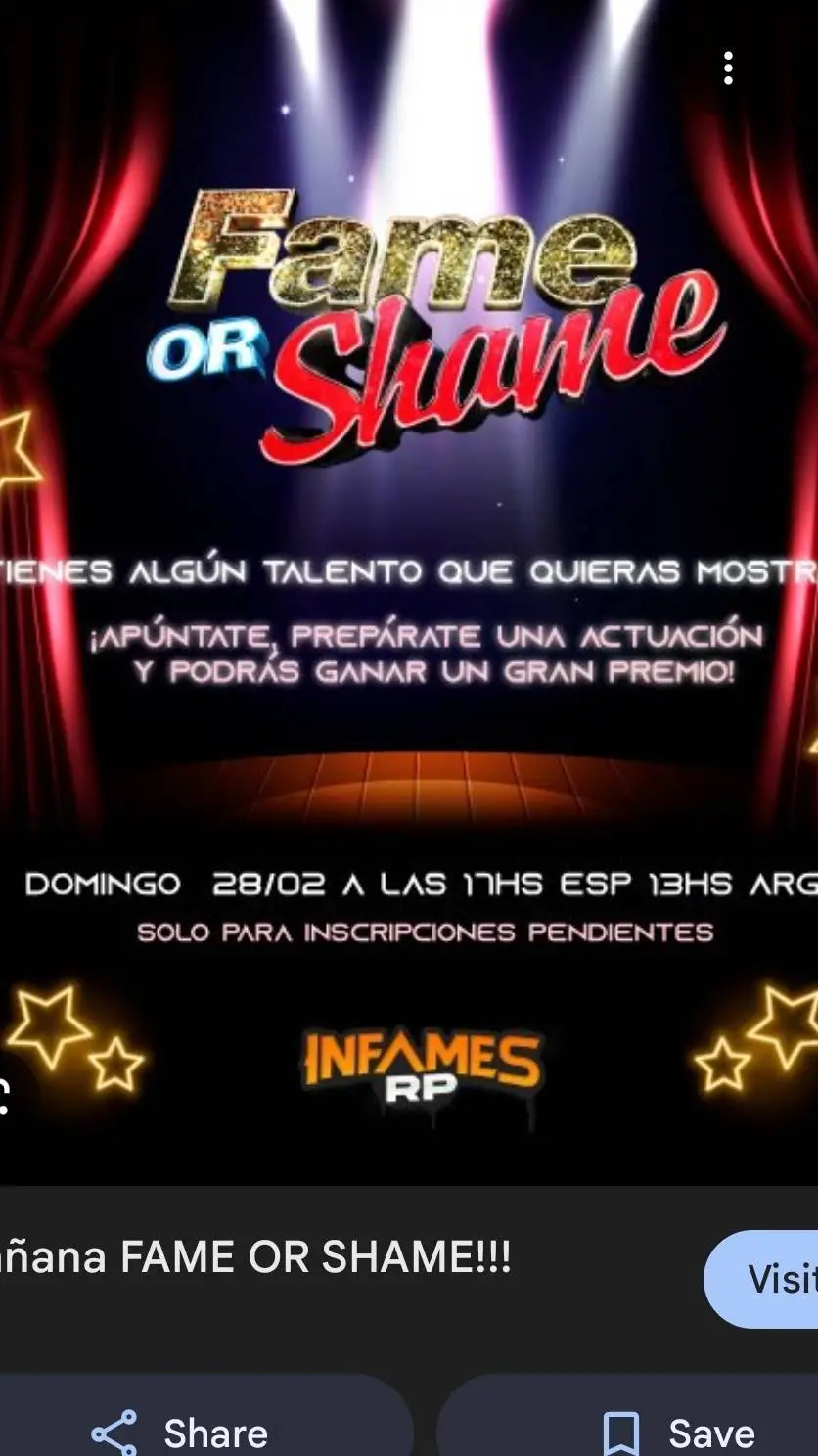 ai character: Fame Or Shame 2013 background