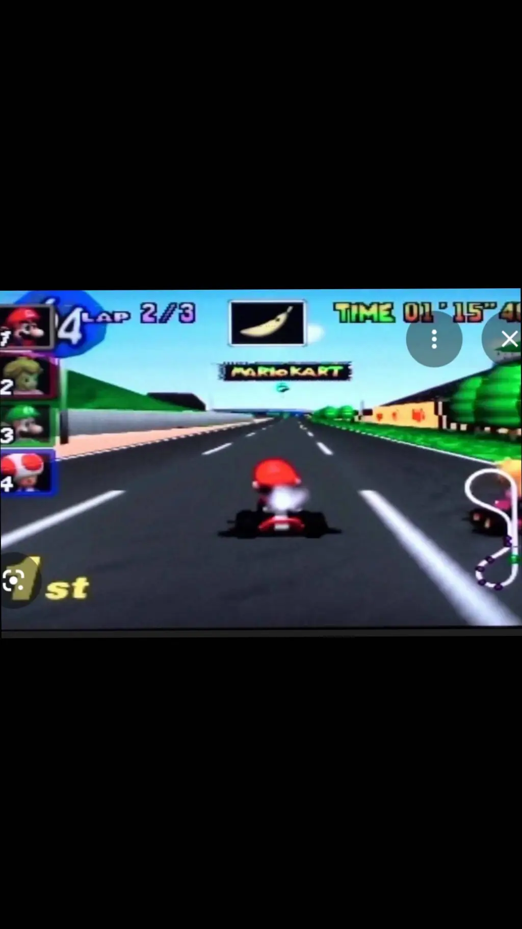 ai character: Mario Kart 64 background