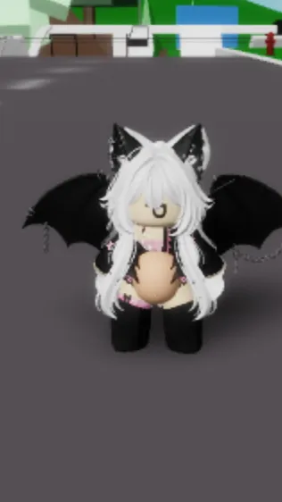 ai character: Sildewalk background