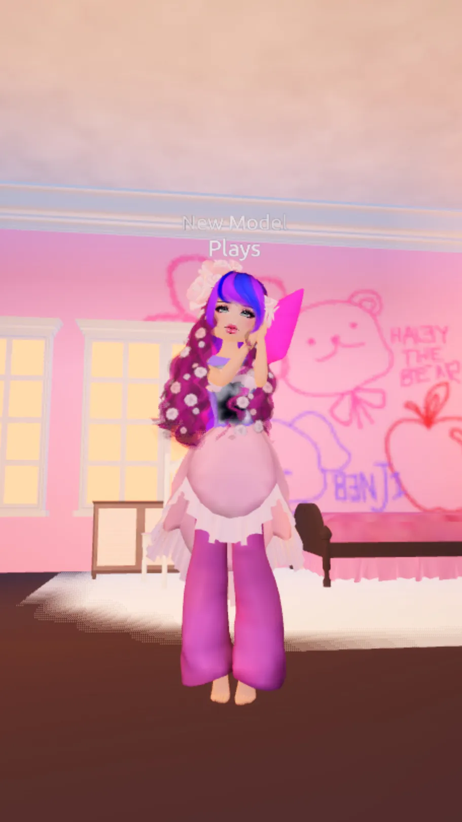 ai character: Huntrix  background