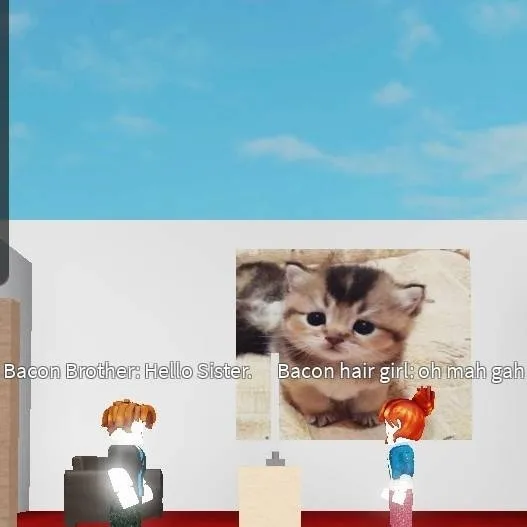 chat with ai character: Roblox bacon