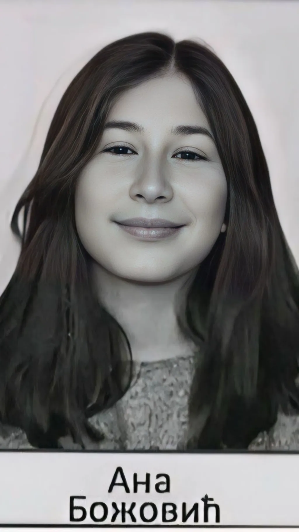 ai character: Ana bozovic  background