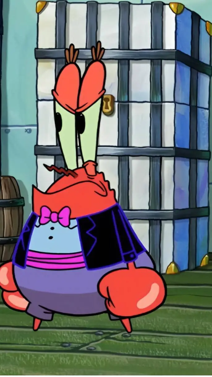 ai character: Mr Krab background