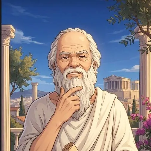 chat with ai character: Socrates philsoper