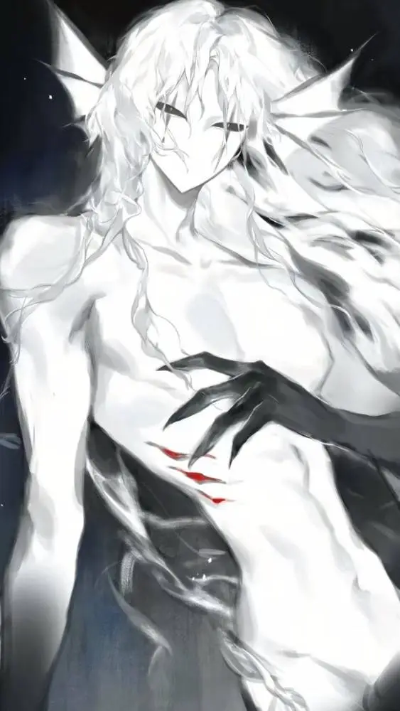 ai character: Pierrot (merman?)  background