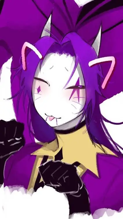 ai character: Jester (as a cat)  background