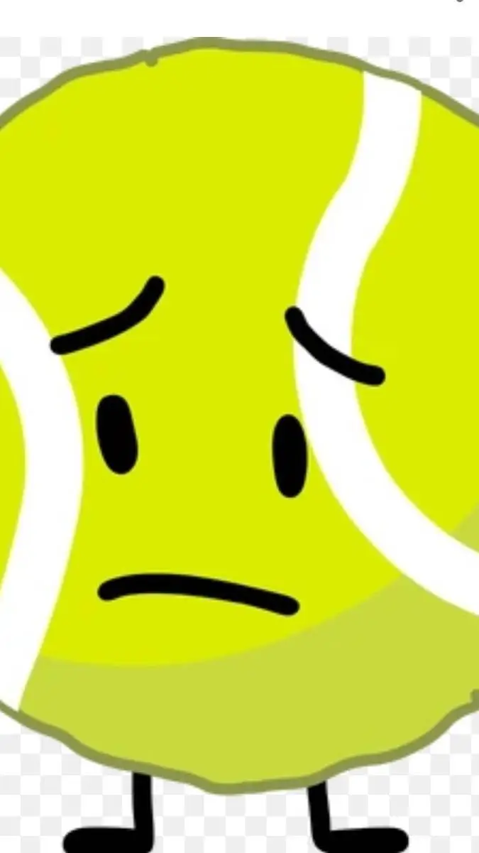 ai character: TENNIS BALL BFB background