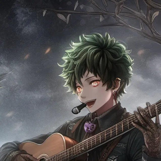 chat with ai character: deku singing 
