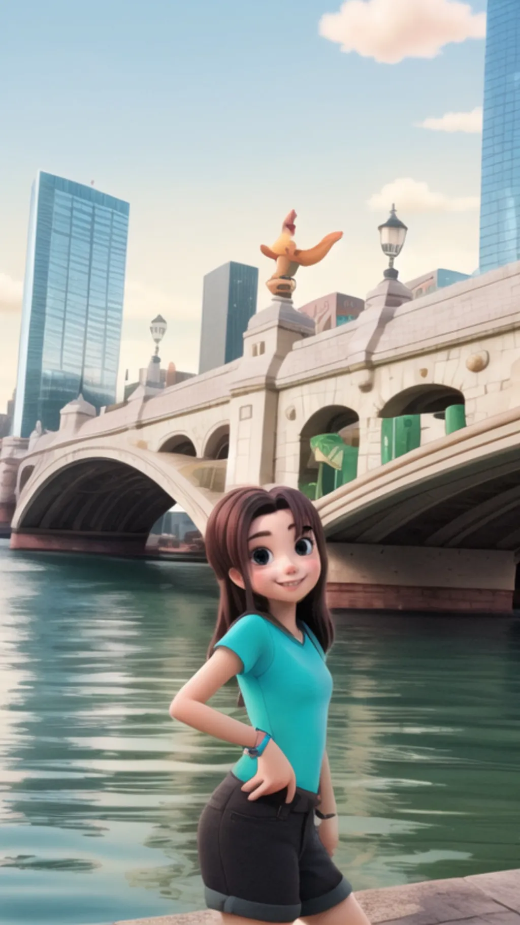 ai character: Nooah  background