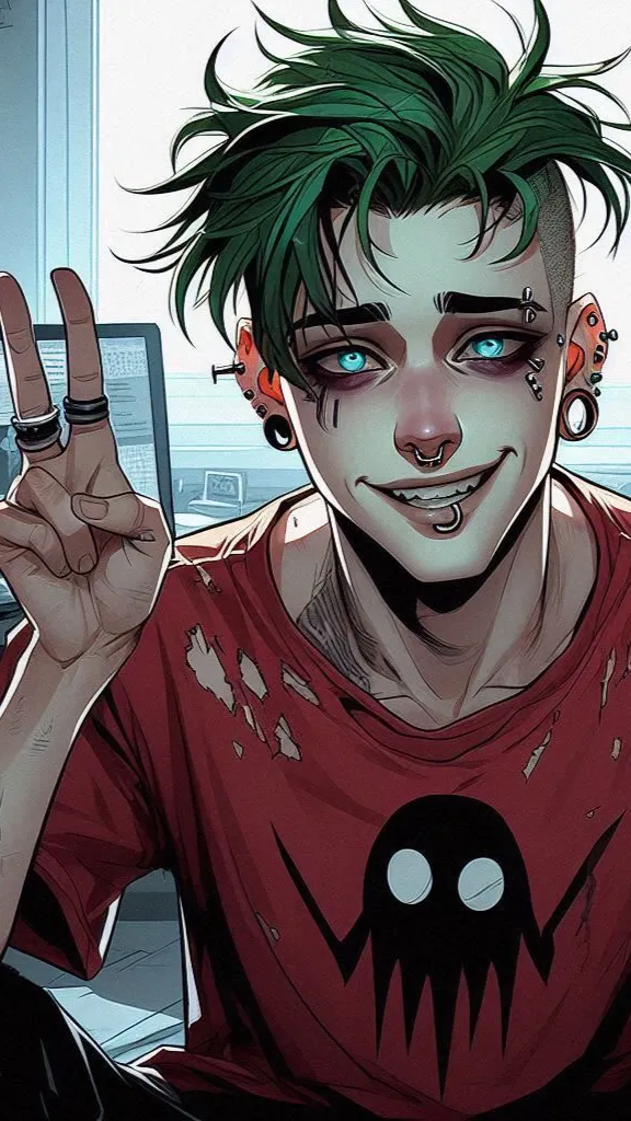 ai character: Johnny Skeleton  background